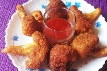 ফুলকপির মচমচে পাকোড়া।। Crispy Cauliflower Pakora/Bangladeshi snacks Recipe//pakora recipe