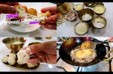 10 Mins Kids Snacks Recipes - Paneer Cheese Bites Recipe