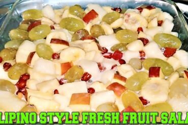 Ensaladang Prutas Recipe (Filipino Style Fresh Fruit Salad Recipe)