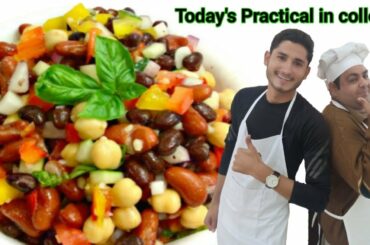 Bean salad Recipe For Weight Loss By Professional Cooking College |VLOG| || practical 10||