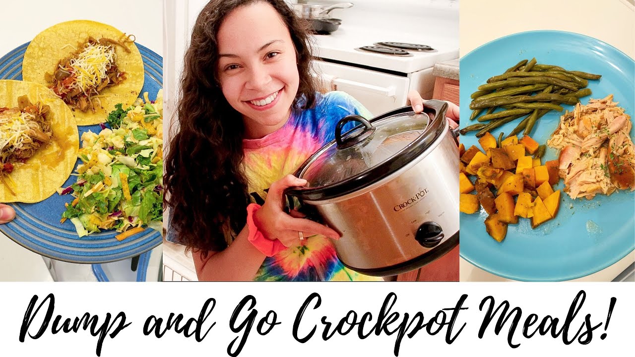 DUMP AND GO SLOW COOKER MEALS | EASY, HEALTHY DINNER IDEAS FOR BUSY MOMS DUMP AND GO SLOW COOKER MEALS | EASY, HEALTHY DINNER IDEAS FOR BUSY MOMS