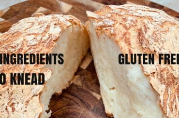 4 Ingredients Bread / No Knead Gluten Free Bread Dutch Oven