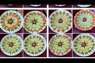 9 Unique and Beautiful salad decorations ideas by neelamkirecipes