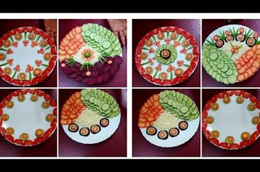 8 Beautiful and unique Salad decoration ideas/Easy salad decoration ideas by neelam Singh