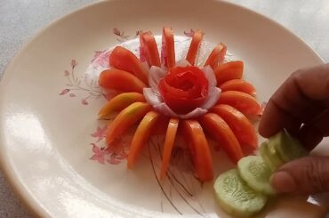 Unique Beautiful Easy Salad Decoration Idea By Anju's Creative Corner