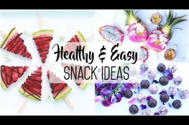Healthy & Easy Snack Ideas // Vegan Recipes