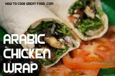 Arabic Chicken Wrap Recipe - Homemade Sharwarma - Chicken Sharwarma -