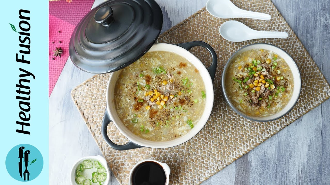 Chicken Corn Soup Recipe By Healthy Food Fusion Chicken Corn Soup Recipe By Healthy Food Fusion