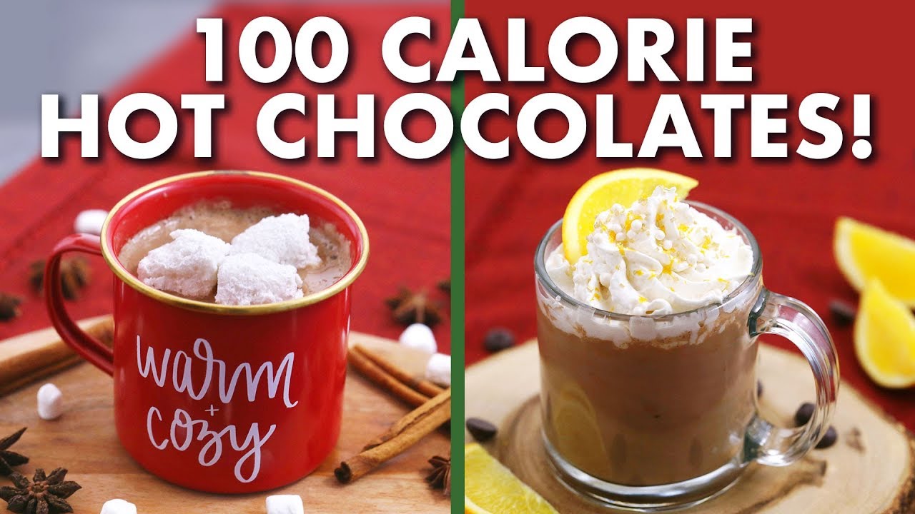 100 Calorie Hot Chocolates 5 Ways + Clean, Vegan Marshmallows 100 Calorie Hot Chocolates 5 Ways + Clean, Vegan Marshmallows