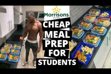 CHEAP MEAL PREP FOR STUDENTS + SHOPPING VLOG