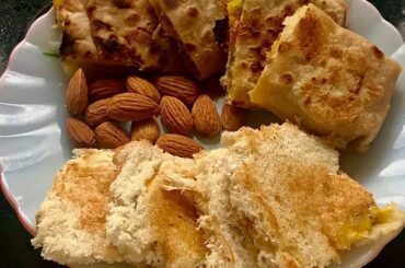 Easy kids Lunch box Recipie/Chappathi masala box/Bread Banana Sandwich