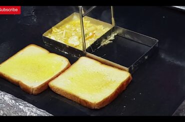 Korean Style Fried Egg Sandwich | Delicious Street Food | Qiuck &  Easy Sandwich Recipe