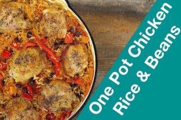 Chicken And SPICY Rice ONE POT Dinner