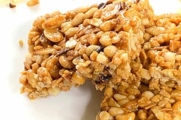 Healthy Nougat Energy Bar Recipe Snack,Blend of Proteins and Nuts ideal for KETO with small changes