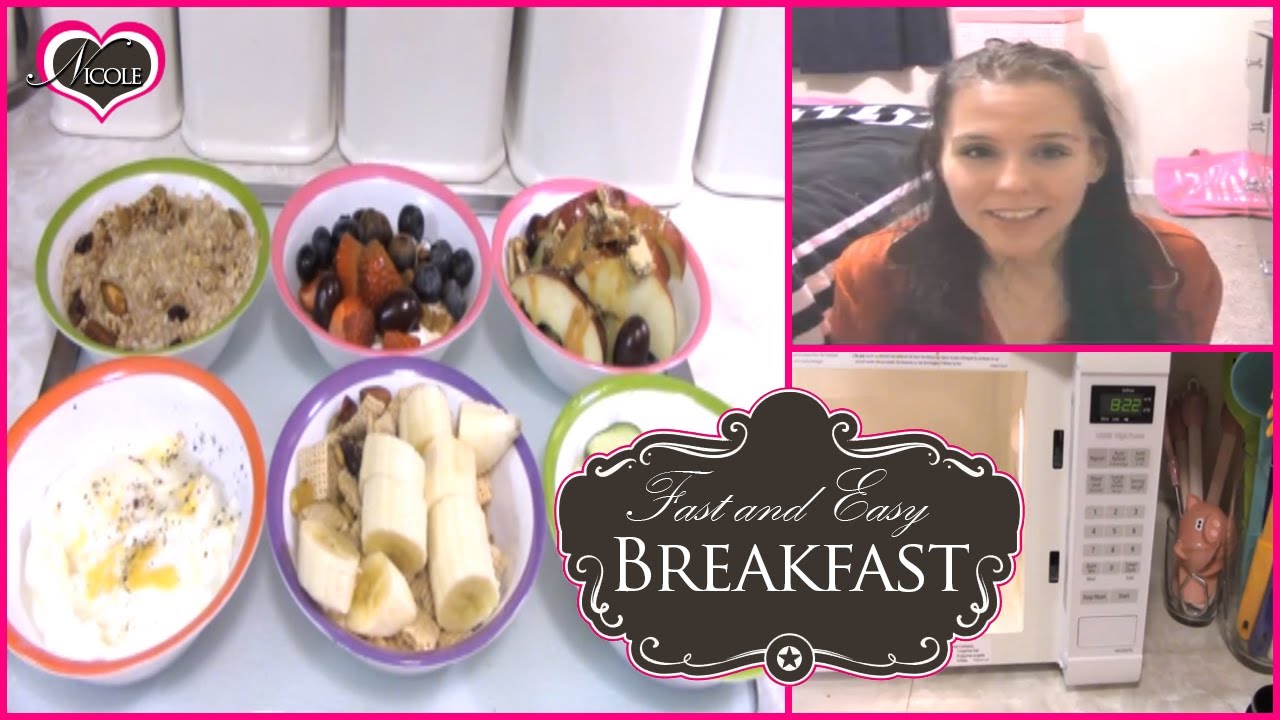 Fast & Easy Healthy Breakfast Ideas – Mix & Match Fast & Easy Healthy Breakfast Ideas - Mix & Match