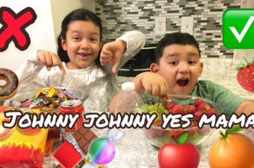 Johny Johny Yes Papa || Johnny Johnny Yes Mama Español || Making Healthy Choices