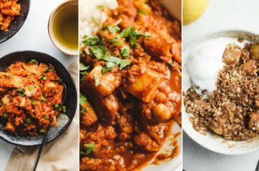 What I Eat in a Day: Cozy Fall Vegan Meals 🍁🍐