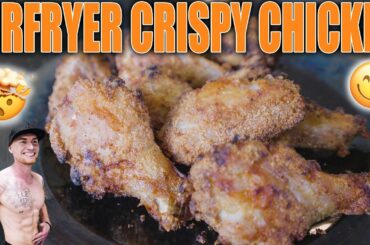 Crispy Chicken Wings With An Air Fryer | Healthy Chicken Wing Recipe