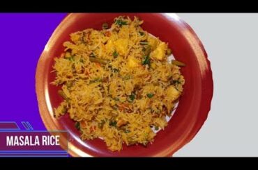 Masala rice recipe| Quick, easy and healthy Lunch ideas | Masala Bhat