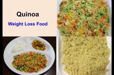 Fried Quinoa Recipe | Quinoa  Recipe  | Weightloss Food | Food for Diabetes | Gluten Free Food