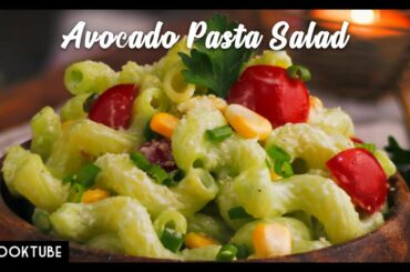 Avocado & Corn Pasta Salad Recipe | Avocado Salad Recipe | Pasta Salad