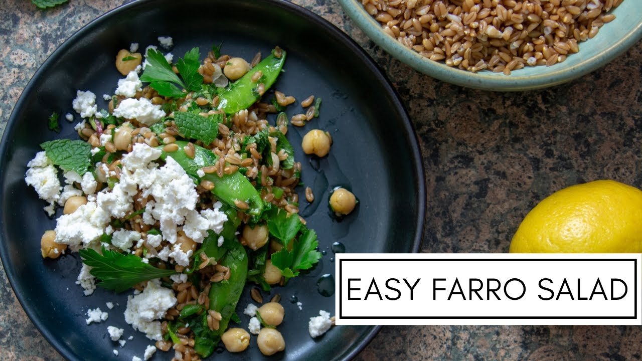 HOW TO MAKE FARRO | Simple Farro Salad Recipe HOW TO MAKE FARRO | Simple Farro Salad Recipe