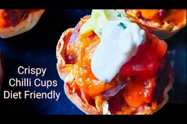 Healthy cooking on a budget- Crispy Chilli Cups
