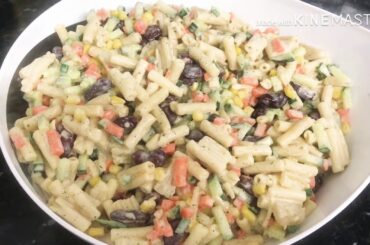 Pasta salad/Macaroni salad/easy and healthy recipe