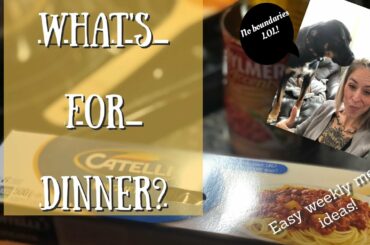 What's For Dinner | Weekly Meal Ideas | Quick and Easy Dinners | Vanessa White Random-Ness