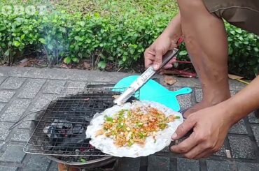 $1 Street Food Vietnam - Vietnam Dirty Street food - Crazy Workers Pr  6