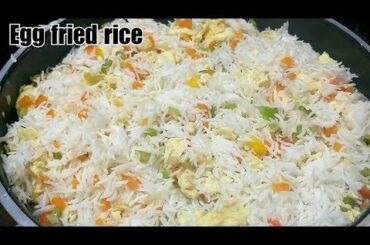 Egg fried rice - simple, healthy recipe/chefs recipes/left over rice recipes/keerthis channel