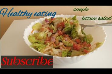 A simple Healthy salad recipe for weight loss/ lose that baby fat easily