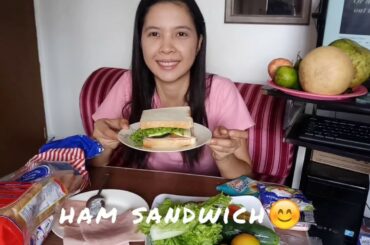 HOW TO MAKE HEALTHY HAM SANDWICH