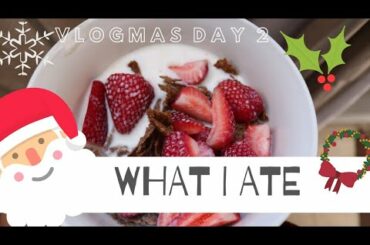 VLOGMAS DAY2| WHAT I EAT IN A DAY | HEALTHY MEALS | COUNTING CALORIES TO LOSE WEIGHT | FASTING ?
