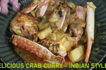 Delicious Healthy Crab Curry Recipe (Indian Style)