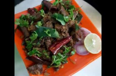 Mutton liver pepper fry (easy and healthy recipe)