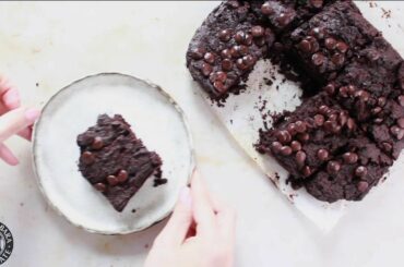 Vegan Fudge Brownies: Healthy Recipe