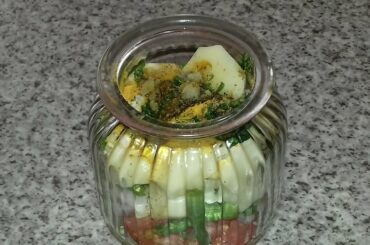 Easy recipe of cooked vegetables/hot salad