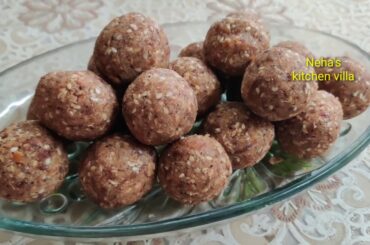 बिना चीनी बिना गुड सर्दियों में बच्चों को खिलाएं 1लड्डू दिमाग होगा तेज और रोग भागेंगे #healthyrecipe