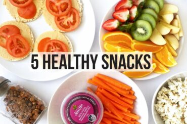 5 HEALTHY SNACK IDEAS | VEGAN