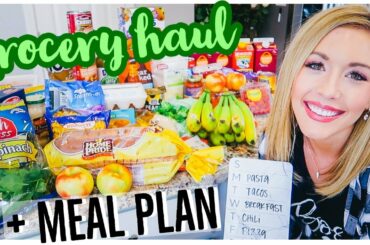 GROCERY HAUL! EASY DINNER IDEAS + WHAT I EAT IN A WEEK! FOOD HAUL