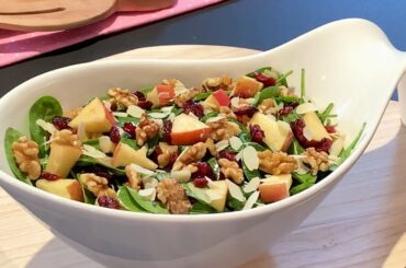 My Favorite Spinach Salad & Dressing Recipe