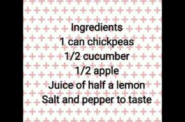 Healthy Chickpea Salad From Priya John Kitchen