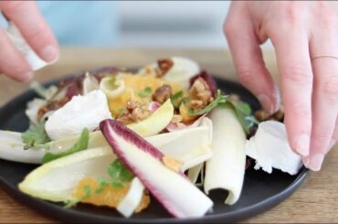 Autumn Recipes - Chicory & Goats Cheese Salad