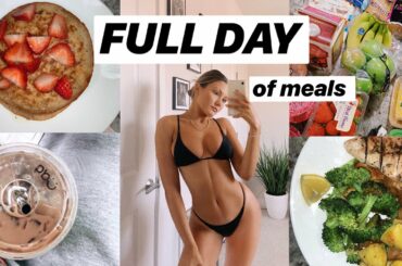 what i eat in a day for lean muscle! (how i stay fit)