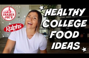 GROCERY HAUL! | Healthy College Snacks & Meal Ideas!