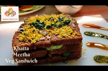 Khatta Meetha Veg Sandwich In Tamil