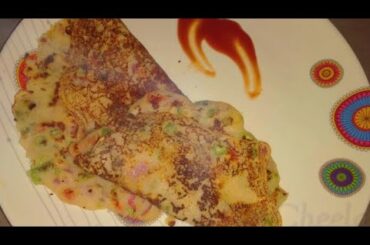 Easy,Healthy & tasty breakfast Recipe|Suji ka cheela|Less oil Recipe loaded with Vegetables