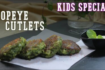 10 new Tiffin Ideas for Kids | Lunch box Ideas | #2 Popeye Cutlets | पोपए कटलेट