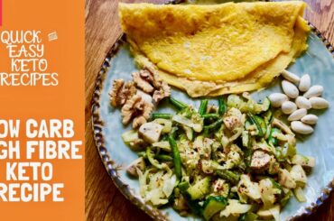 Keto Recipe - Easy & Filling Keto Breakfast | LCHF | High fibre High Protein